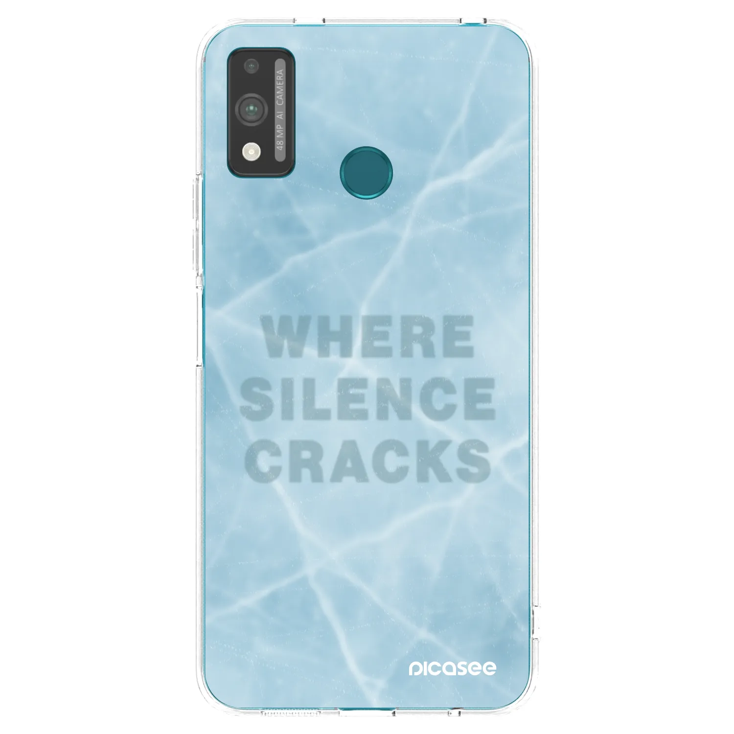 Picasee silikonski prozorni ovitek za Honor 9X Lite - SILENCE