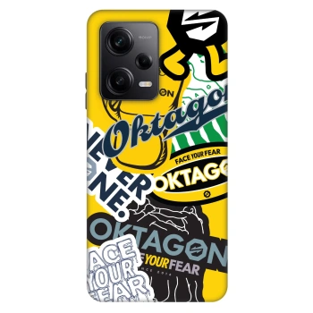 Ovitek za Xiaomi Redmi Note 12 Pro 5G - OKTAGON - Logo Archive
