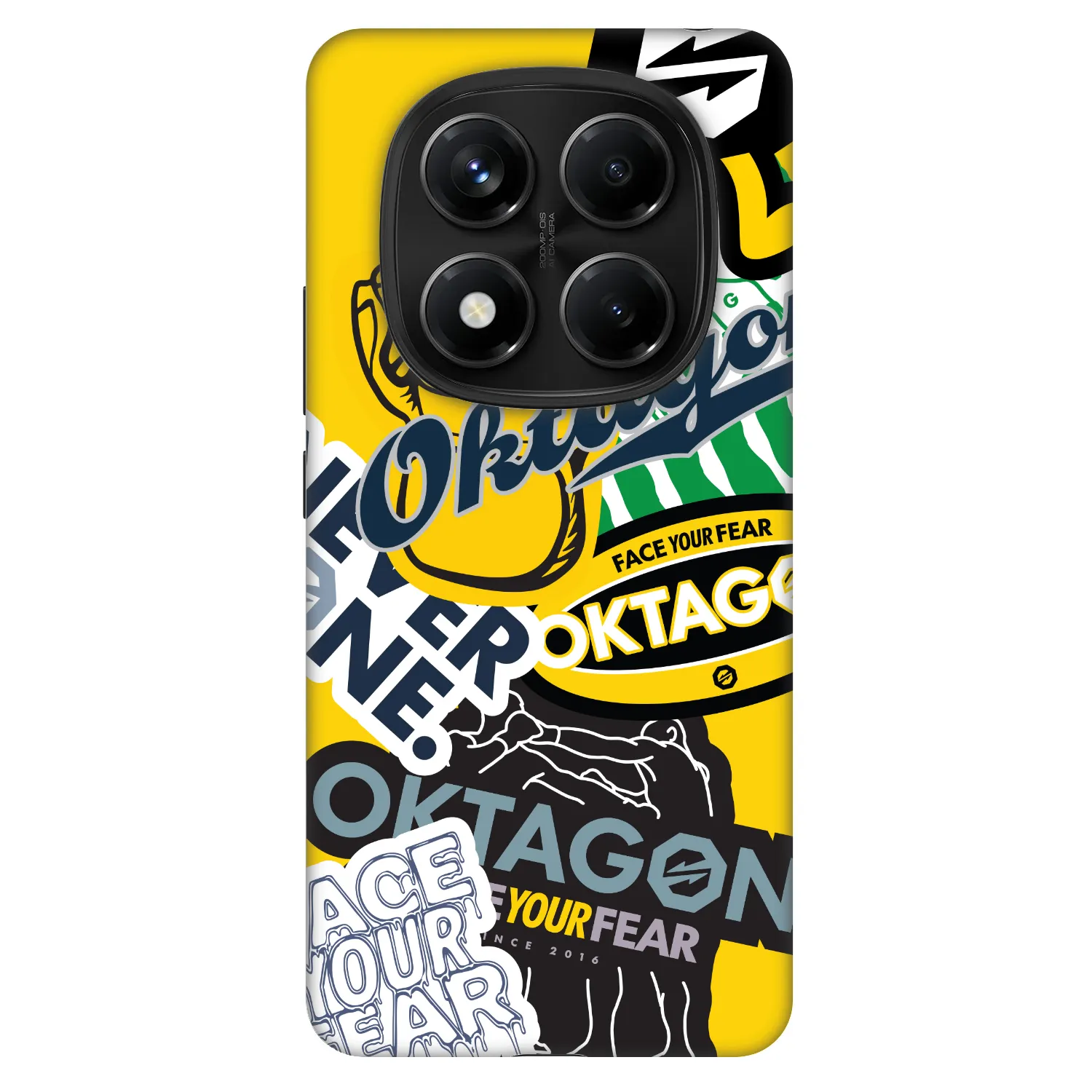 Picasee Fashion Case za Xiaomi Redmi Note 14 Pro 5G - OKTAGON - Logo Archive