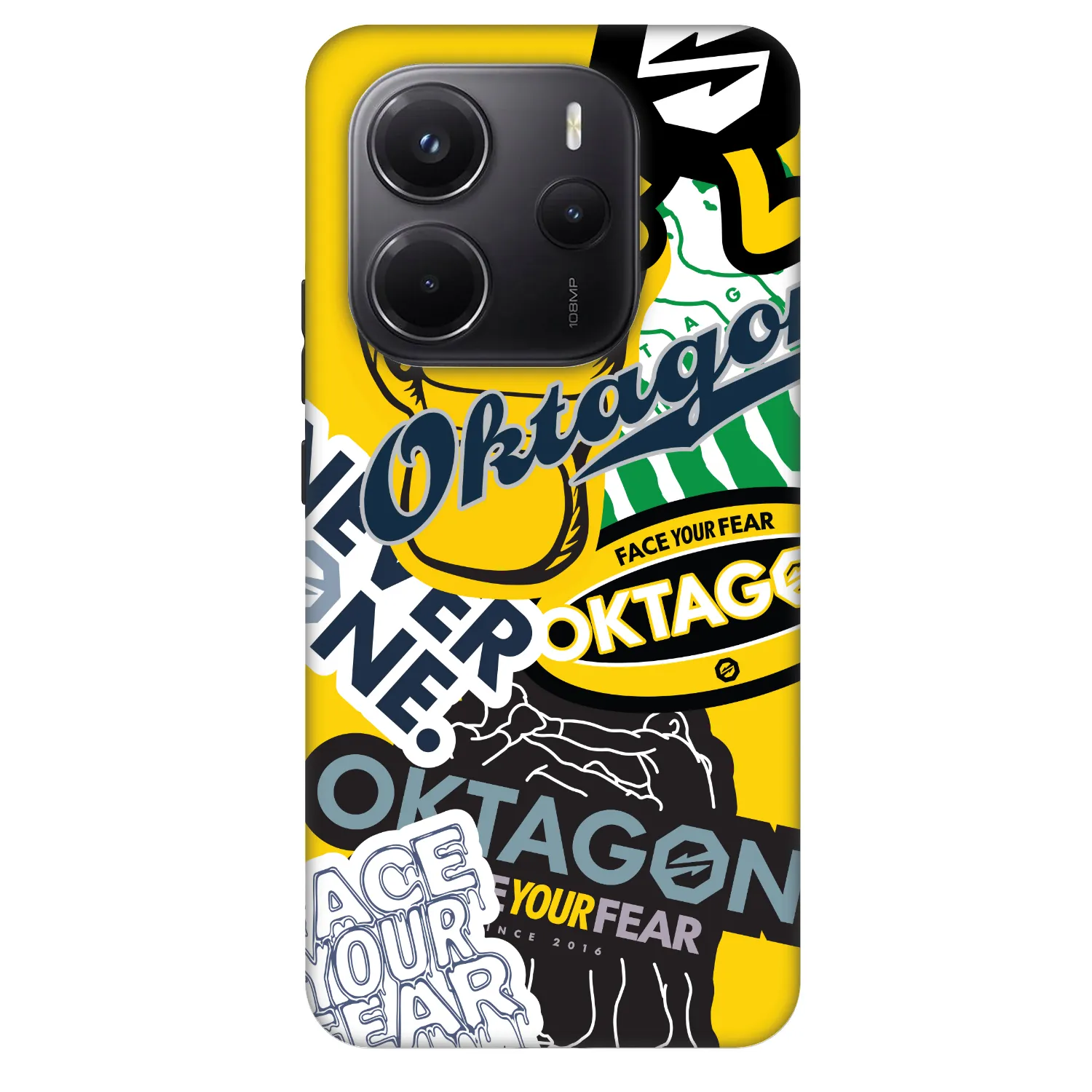 Picasee Fashion Case za Xiaomi Redmi Note 14 5G - OKTAGON - Logo Archive
