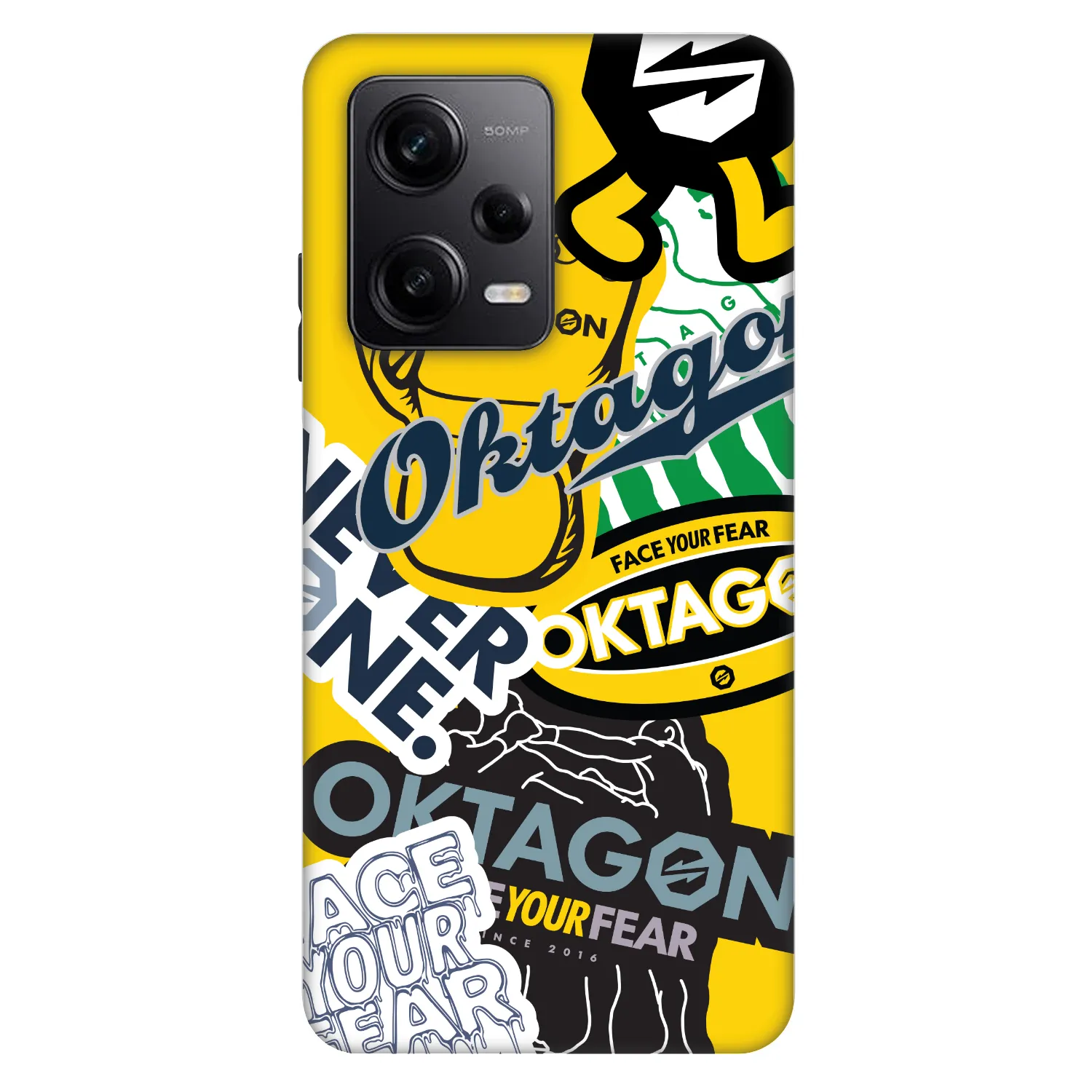 Picasee Fashion Case za Xiaomi Redmi Note 12 Pro 5G - OKTAGON - Logo Archive