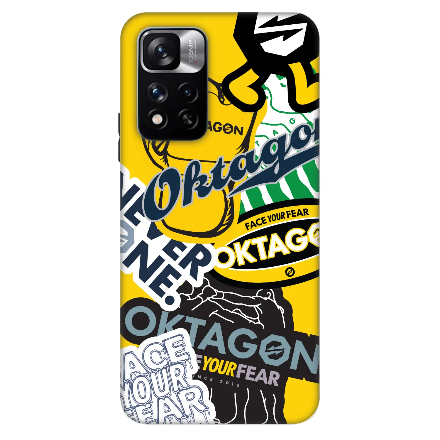 Picasee Fashion Case za Xiaomi Redmi Note 11 Pro - OKTAGON - Logo Archive