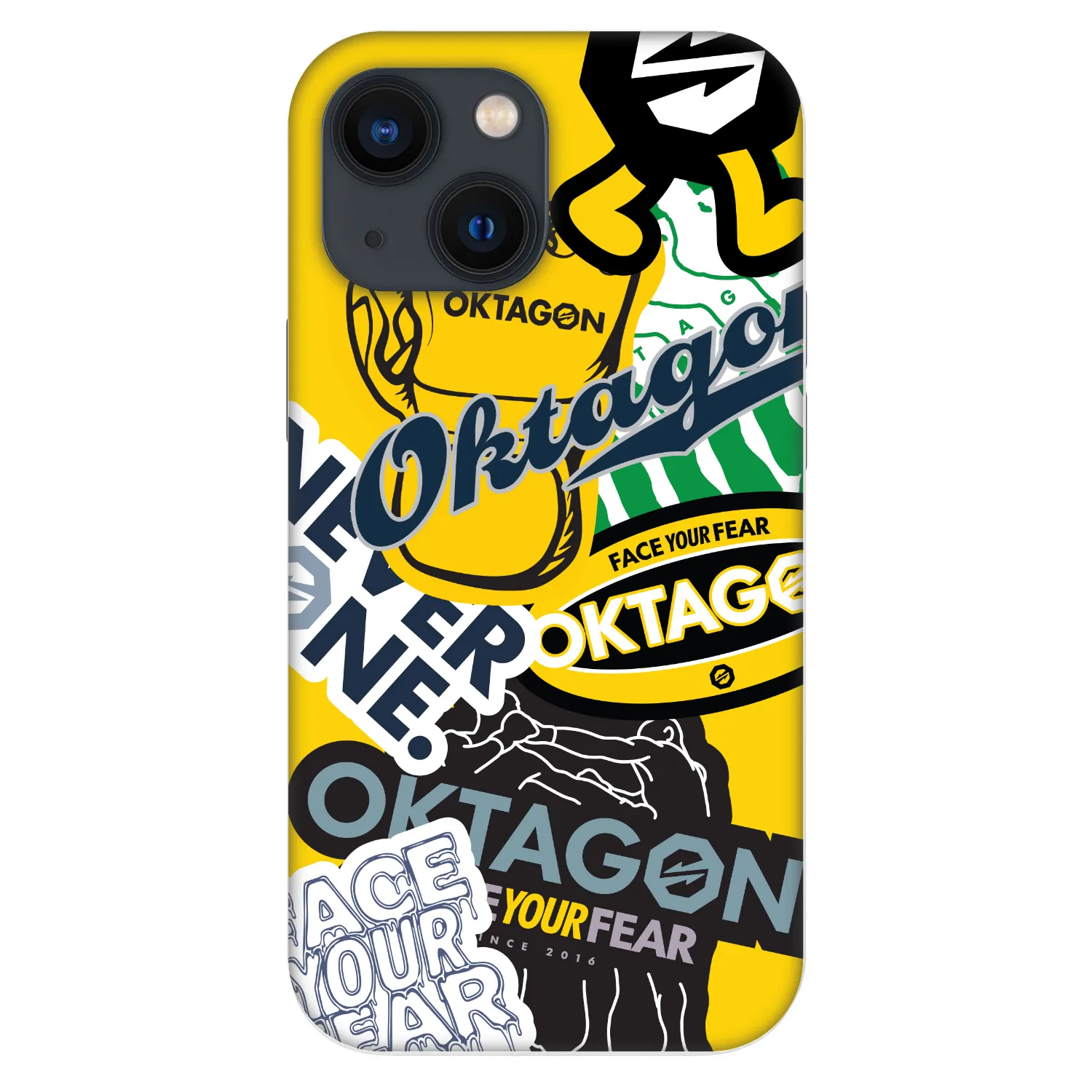 Picasee Fashion Case za Apple iPhone 13 mini - OKTAGON - Logo Archive