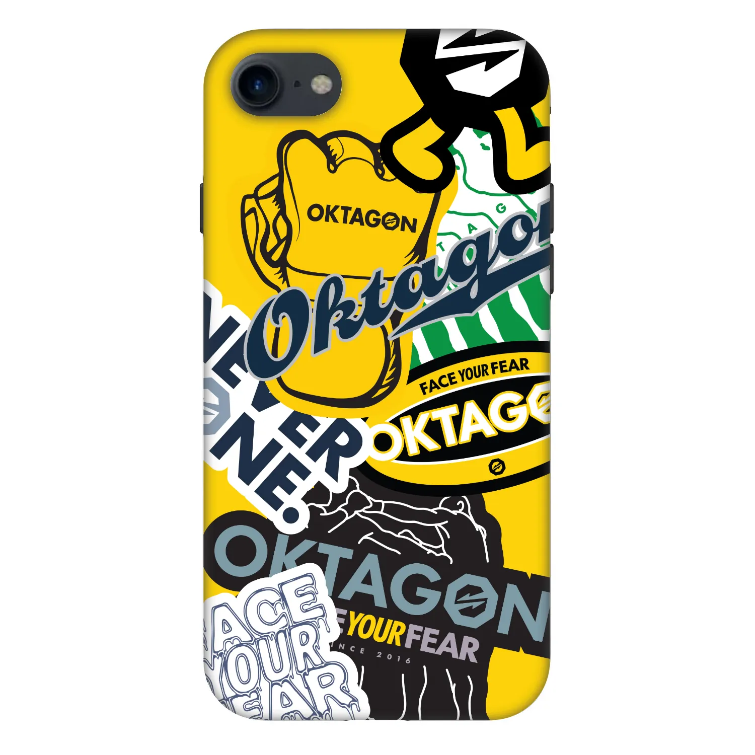 Picasee Fashion Case za Apple iPhone 7 - OKTAGON - Logo Archive