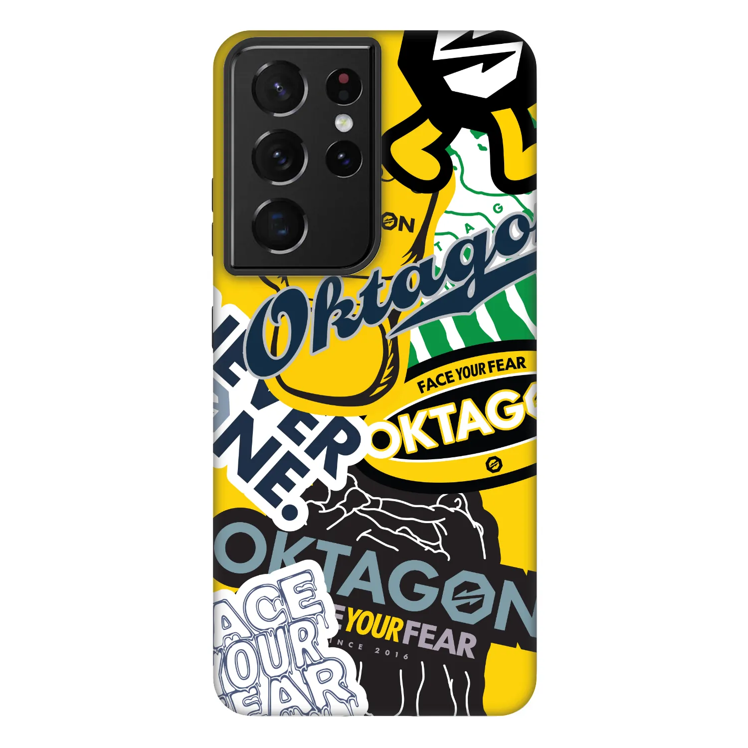 Picasee Fashion Case za Samsung Galaxy S21 Ultra 5G G998B - OKTAGON - Logo Archive
