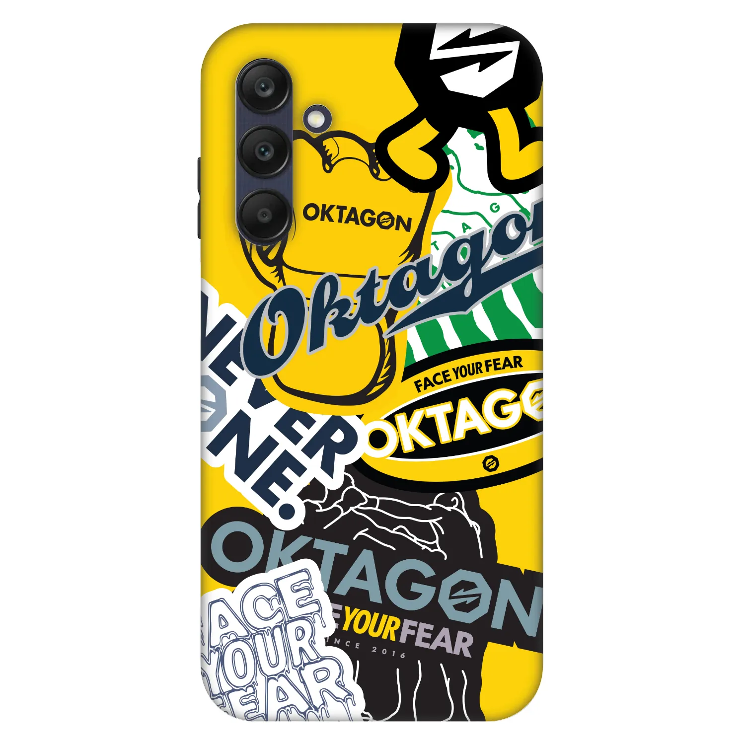 Picasee Fashion Case za Samsung Galaxy A25 A256B 5G - OKTAGON - Logo Archive