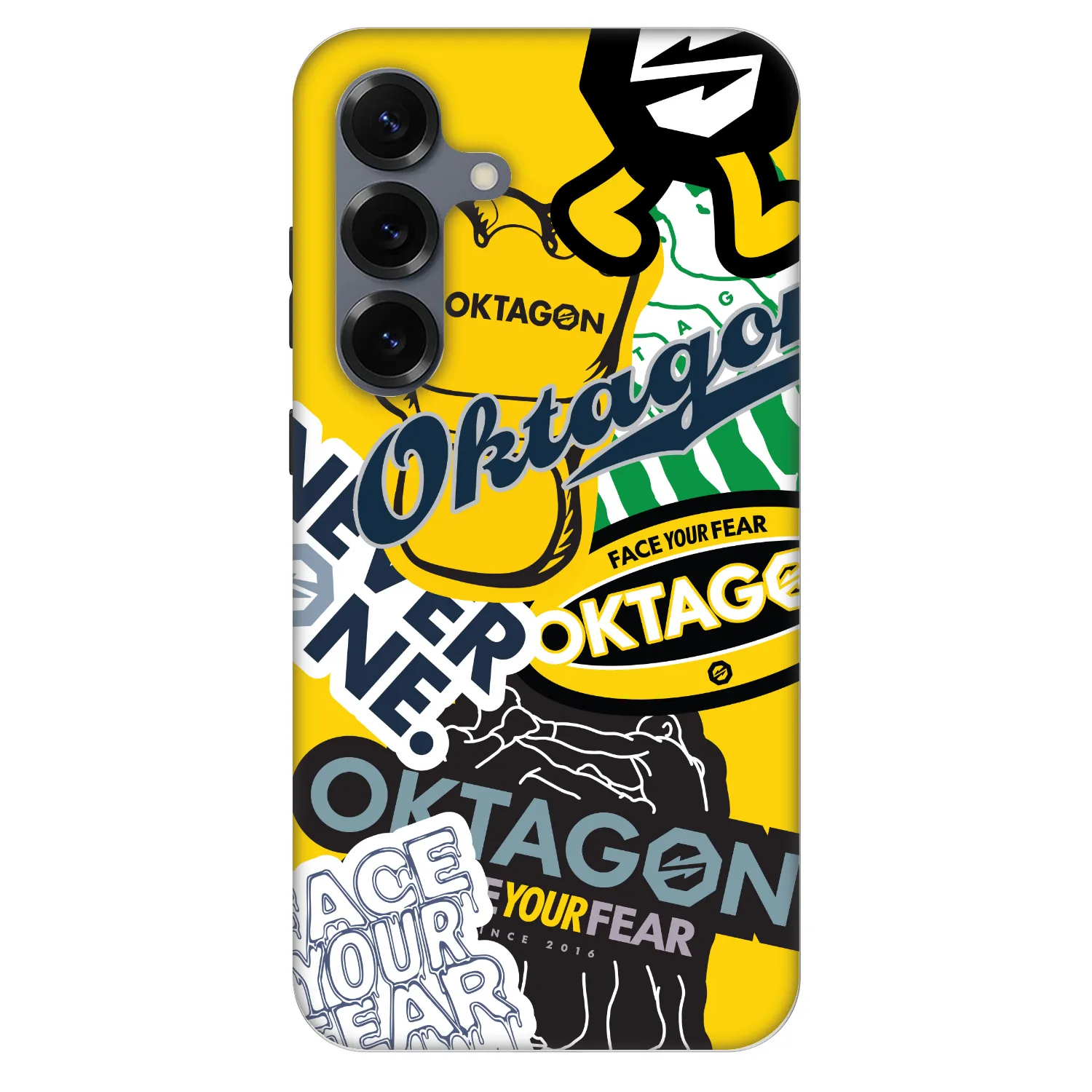 Picasee Fashion Case PowerShare pro Samsung Galaxy S25 5G - OKTAGON - Logo Archive