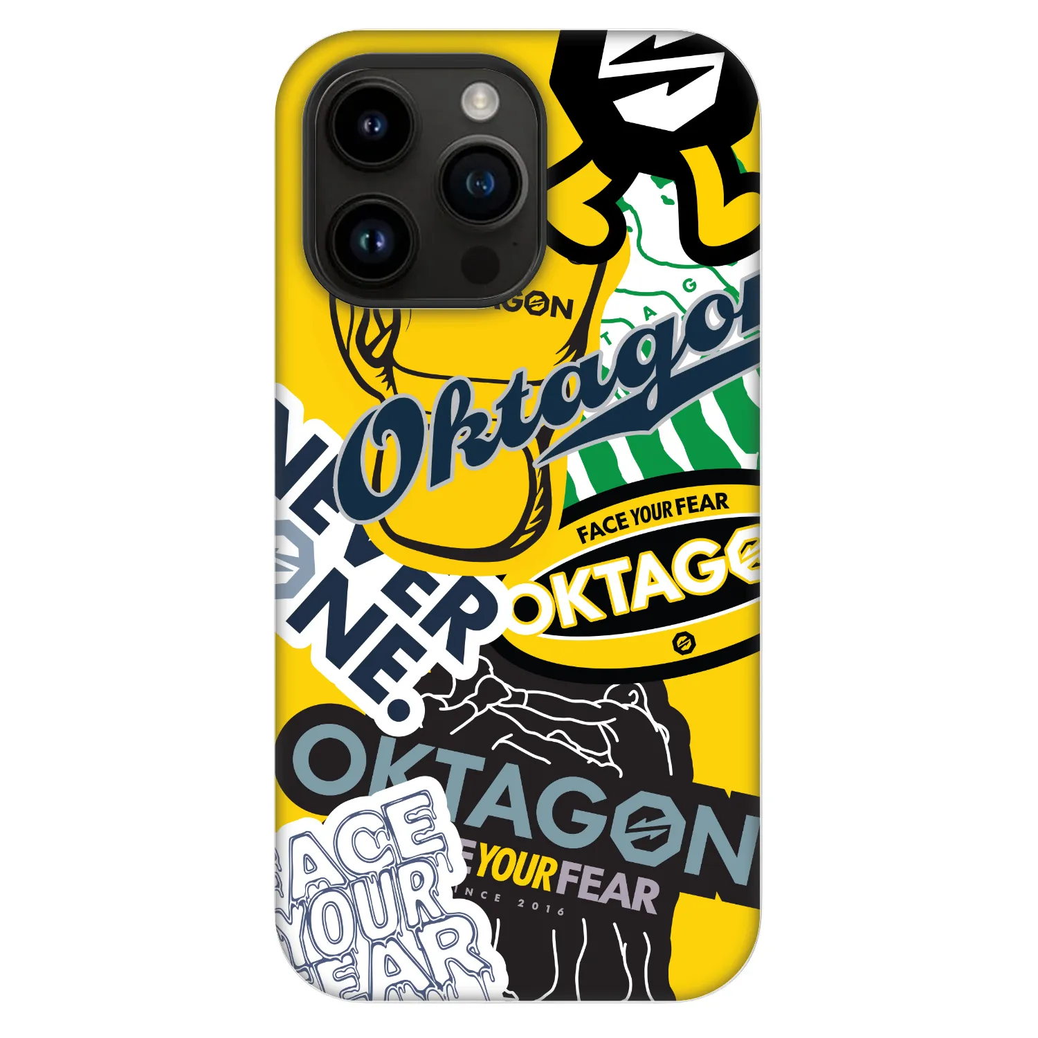 Picasee Fashion Case MagSafe za Apple iPhone 14 Pro Max - OKTAGON - Logo Archive