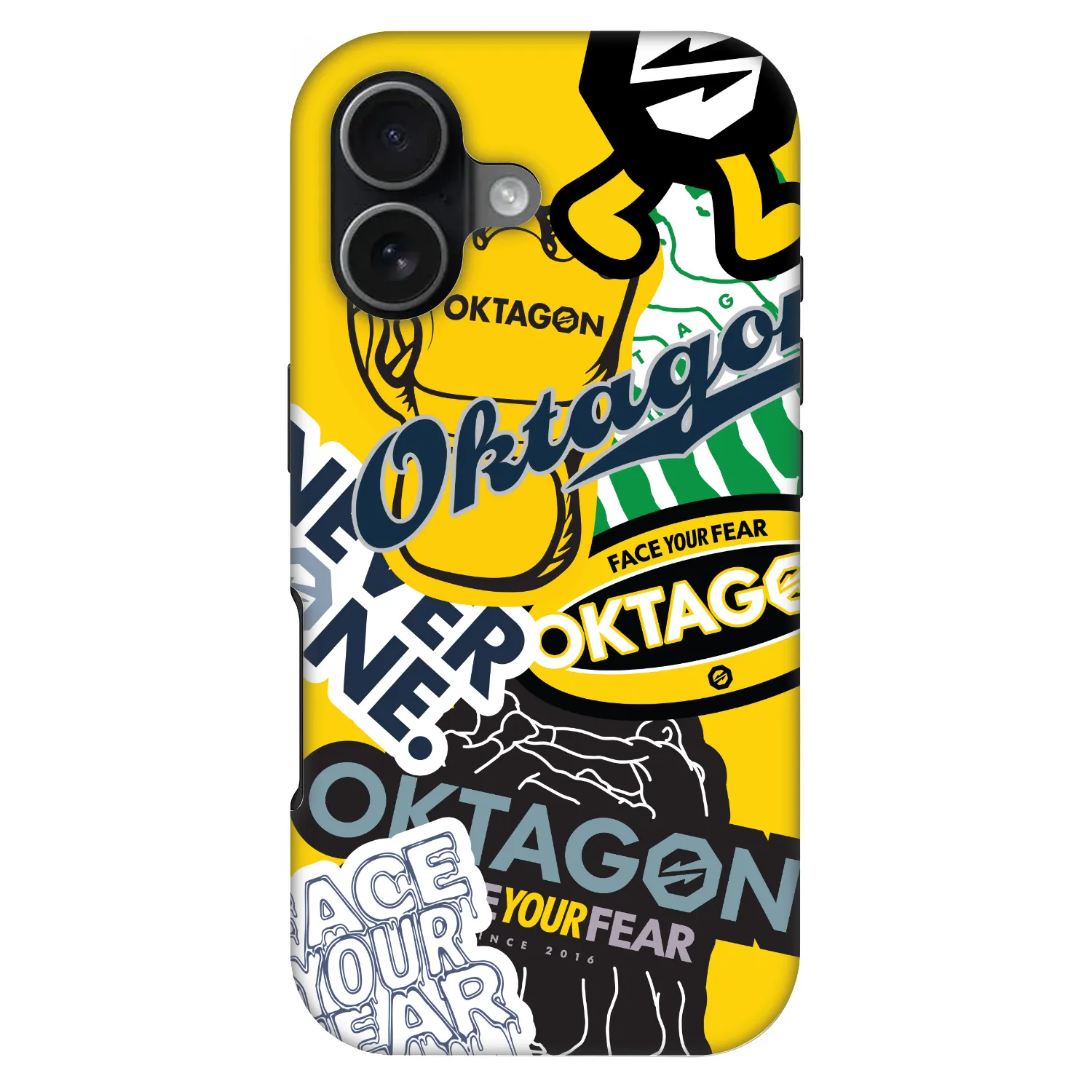 Picasee Fashion Case MagSafe za Apple iPhone 17 - OKTAGON - Logo Archive