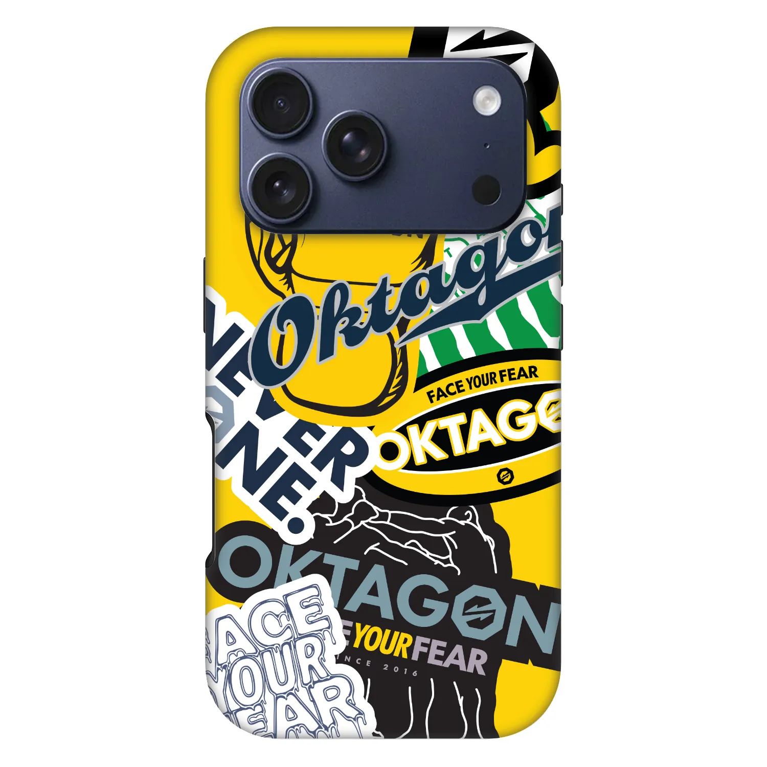 Picasee Fashion Case MagSafe za Apple iPhone 17 Pro - OKTAGON - Logo Archive