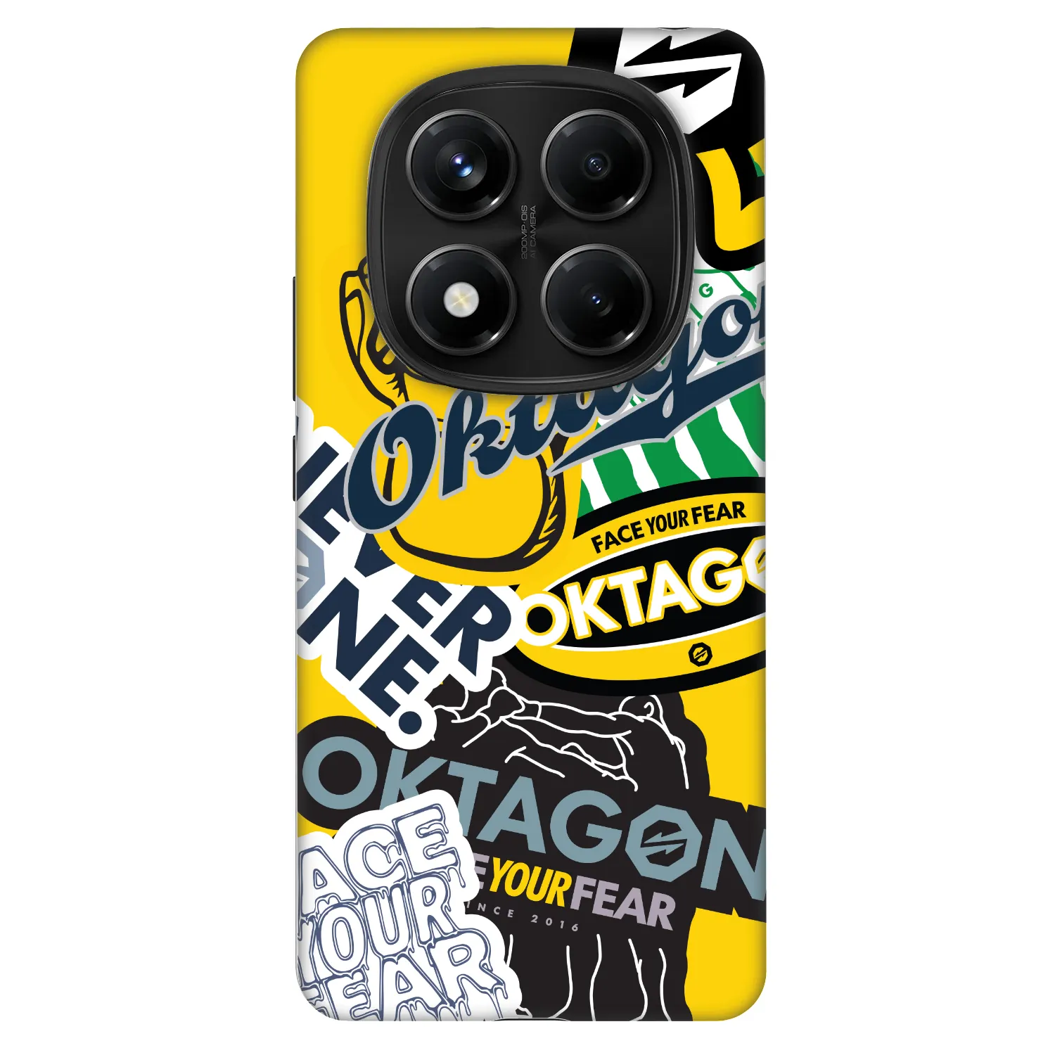 Picasee Fashion Case za Xiaomi Redmi Note 14 Pro 4G - OKTAGON - Logo Archive