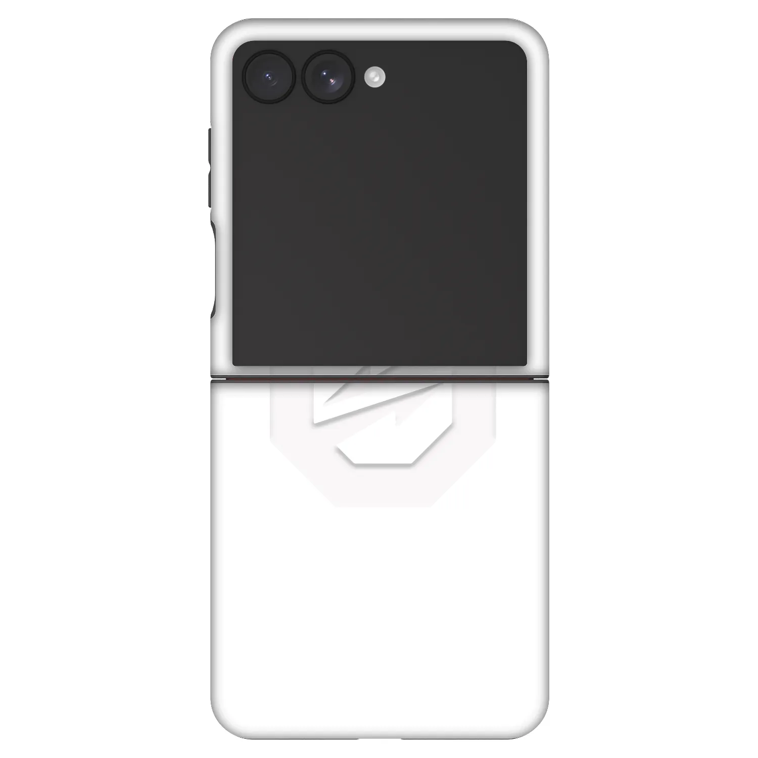 Picasee Fashion Case za Samsung Galaxy Z Flip7 5G - OKTAGON - Ghost Logo