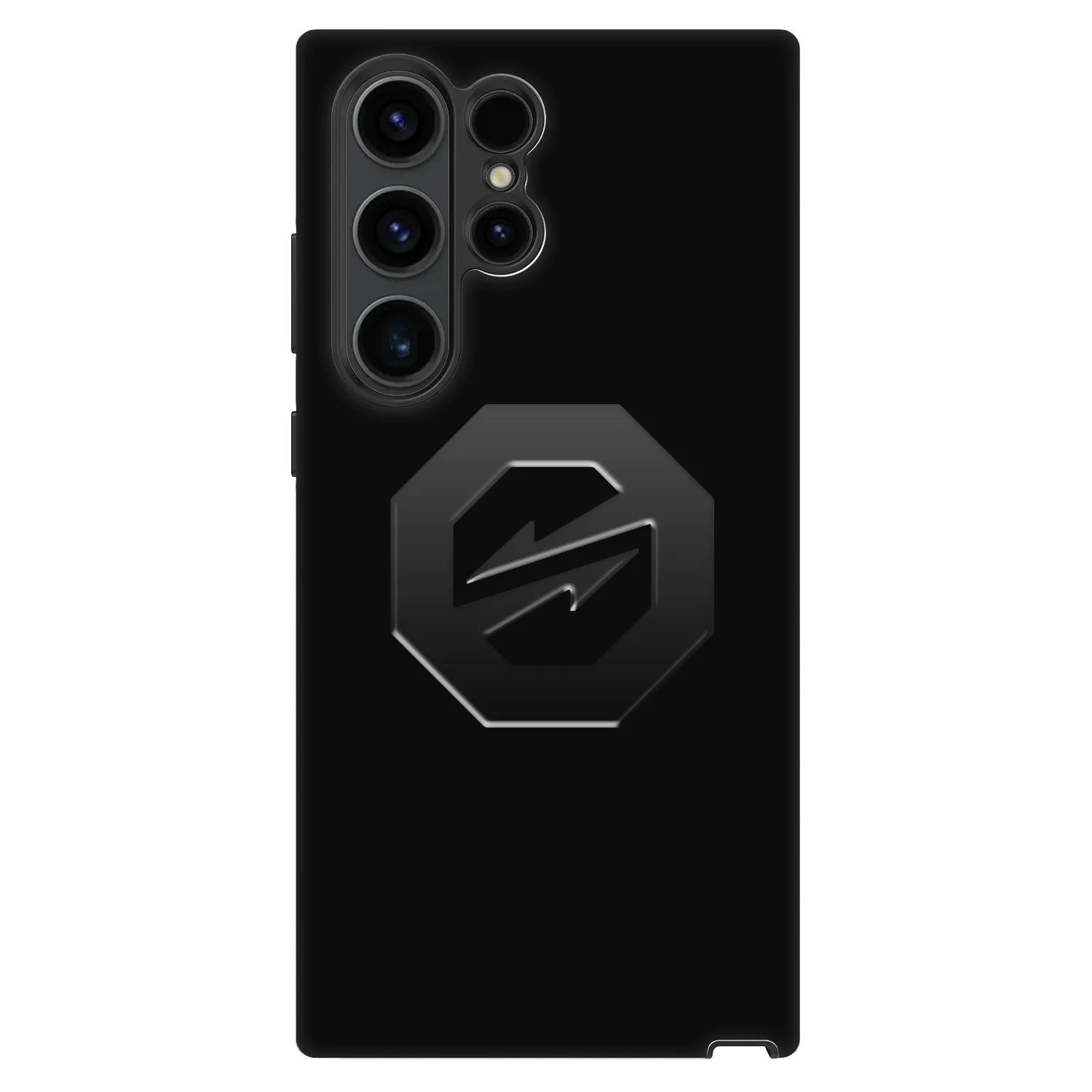 Picasee Fashion Case za Samsung Galaxy S23 Ultra 5G - OKTAGON - Stealth Logo