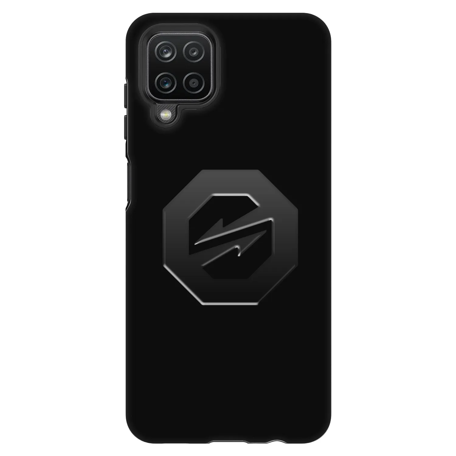 Picasee Fashion Case za Samsung Galaxy A12 A125F - OKTAGON - Stealth Logo