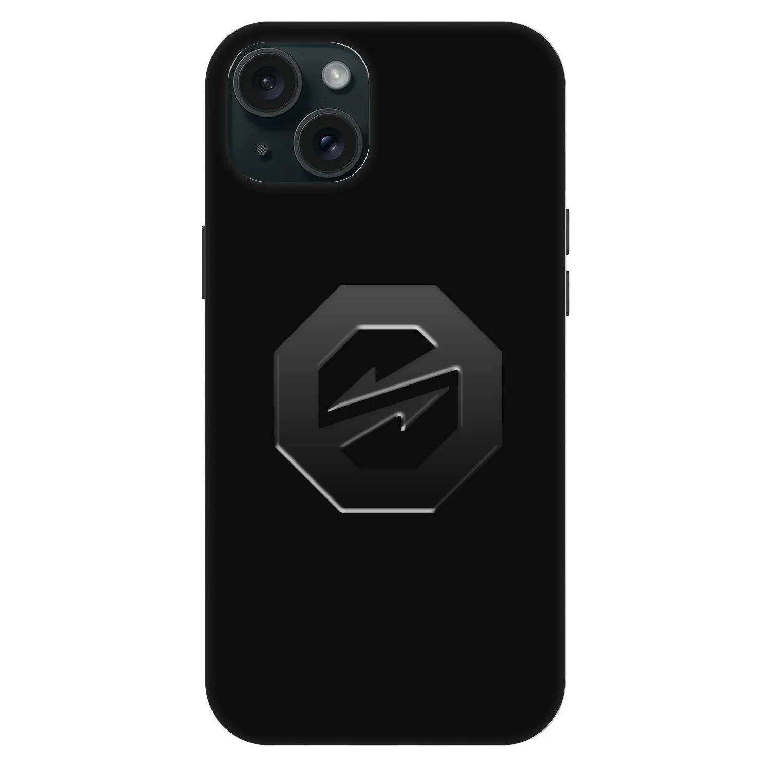 Picasee Fashion Case MagSafe za Apple iPhone 15 Plus - OKTAGON - Stealth Logo