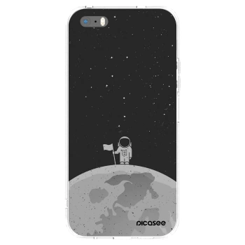 Picasee silikonski prozorni ovitek za Apple iPhone 5/5S/SE - Astronaut