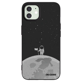 Picasee silikonski črni ovitek za Apple iPhone 12 Pro - Astronaut