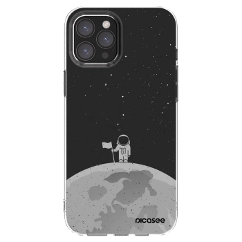 Picasee silikonski prozorni ovitek za Apple iPhone 12 Pro Max - Astronaut