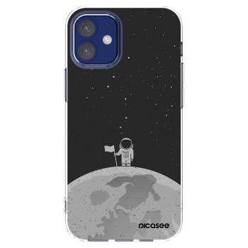 Picasee silikonski prozorni ovitek za Apple iPhone 12 mini - Astronaut