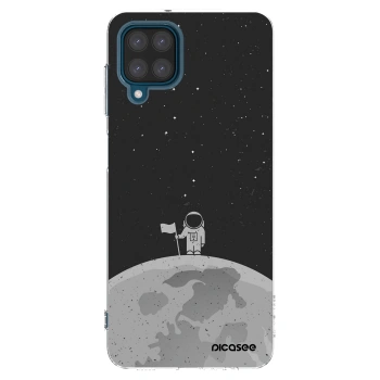 Picasee silikonski prozorni ovitek za Samsung Galaxy A12 A125F - Astronaut