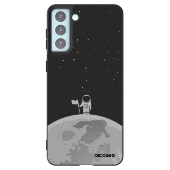 Picasee silikonski črni ovitek za Samsung Galaxy S21+ 5G G996F - Astronaut