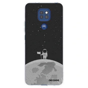 Picasee silikonski prozorni ovitek za Motorola Moto G9 Play - Astronaut