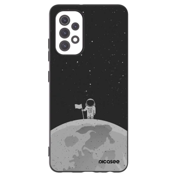 Picasee silikonski črni ovitek za Samsung Galaxy A32 5G A326B - Astronaut
