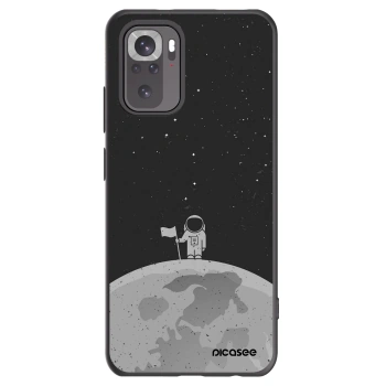 Picasee silikonski črni ovitek za Xiaomi Redmi Note 10S - Astronaut