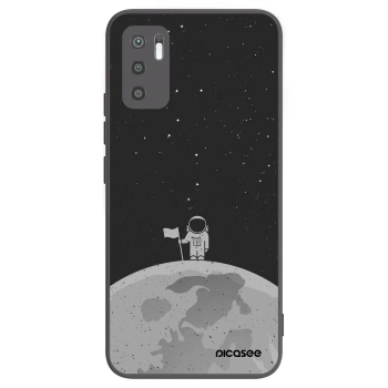 Picasee silikonski črni ovitek za Xiaomi Redmi Note 10 5G - Astronaut