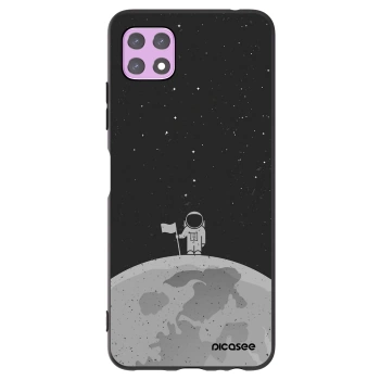 Picasee silikonski črni ovitek za Samsung Galaxy A22 A226B 5G - Astronaut