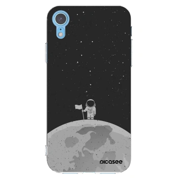 Picasee silikonski prozorni ovitek za Apple iPhone XR - Astronaut
