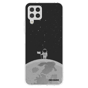 Picasee silikonski prozorni ovitek za Samsung Galaxy A22 A225F 4G - Astronaut