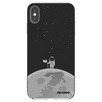 Picasee silikonski prozorni ovitek za Apple iPhone XS Max - Astronaut