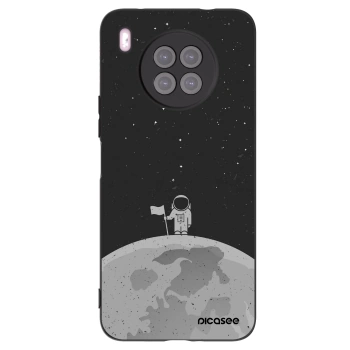 Picasee silikonski črni ovitek za Huawei Nova 8i - Astronaut
