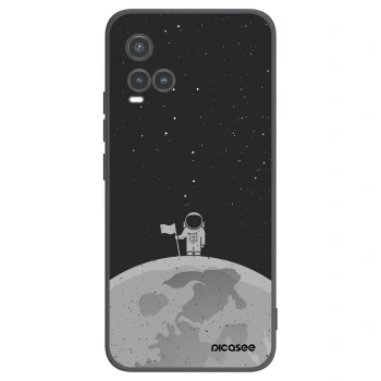 Picasee silikonski črni ovitek za Vivo Y33s - Astronaut