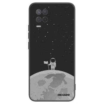 Picasee silikonski črni ovitek za Realme 8 5G - Astronaut