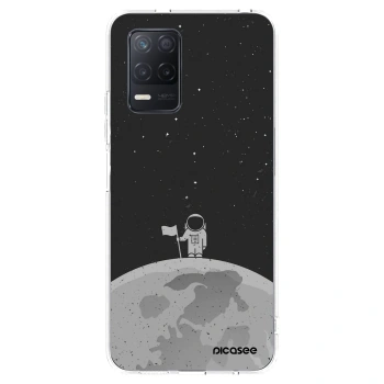 Picasee silikonski prozorni ovitek za Realme 8 5G - Astronaut