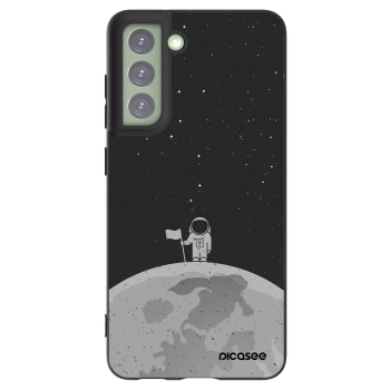 Picasee silikonski črni ovitek za Samsung Galaxy S21 FE 5G - Astronaut