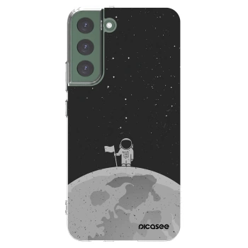 Picasee silikonski prozorni ovitek za Samsung Galaxy S22+ 5G - Astronaut