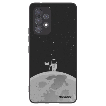 Picasee silikonski črni ovitek za Samsung Galaxy A53 5G A536 - Astronaut