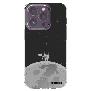 Picasee silikonski prozorni ovitek za Apple iPhone 14 Pro - Astronaut