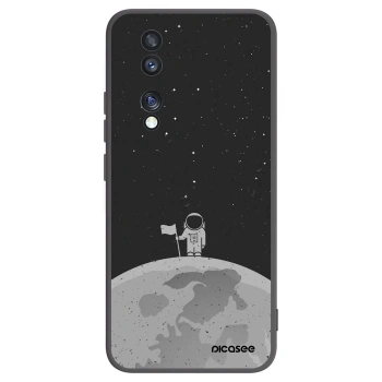 Picasee silikonski črni ovitek za Honor 70 - Astronaut