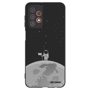 Picasee silikonski črni ovitek za Samsung Galaxy A23 A235F 4G - Astronaut