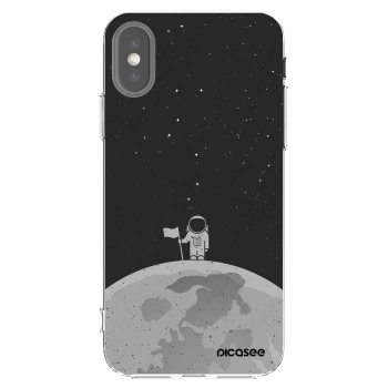 Picasee silikonski prozorni ovitek za Apple iPhone X/XS - Astronaut