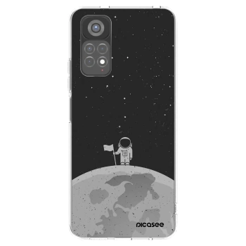 Picasee silikonski prozorni ovitek za Xiaomi Redmi Note 11S 5G - Astronaut