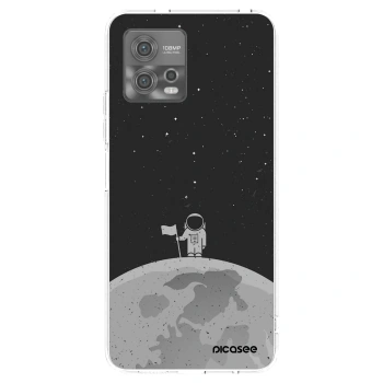 Picasee silikonski prozorni ovitek za Motorola Moto G72 - Astronaut