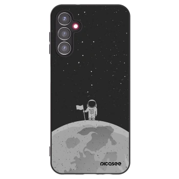 Picasee silikonski črni ovitek za Samsung Galaxy A14 5G A146P - Astronaut