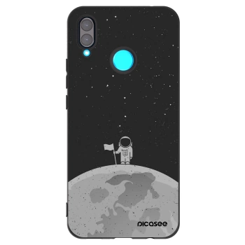 Picasee silikonski črni ovitek za Huawei Nova 3 - Astronaut