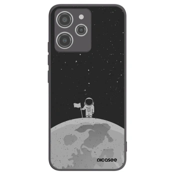 Picasee silikonski črni ovitek za Xiaomi Redmi 12 4G - Astronaut