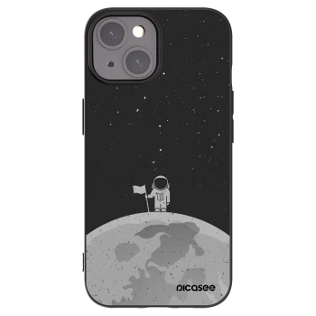 Picasee silikonski črni ovitek za Apple iPhone 15 - Astronaut
